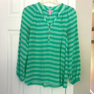 Lilly Pulitzer Silk Elsa Top